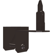 Diagonal brace | for crank & universal scaffolding trestle | Spare part:Clamp for the diagonal bracingpainted